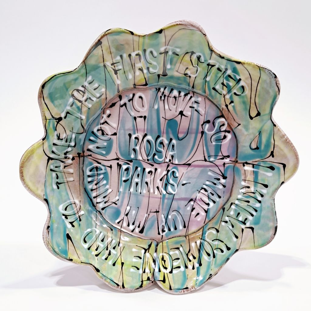 Rosa Parks First Step Hangable Stand Platter