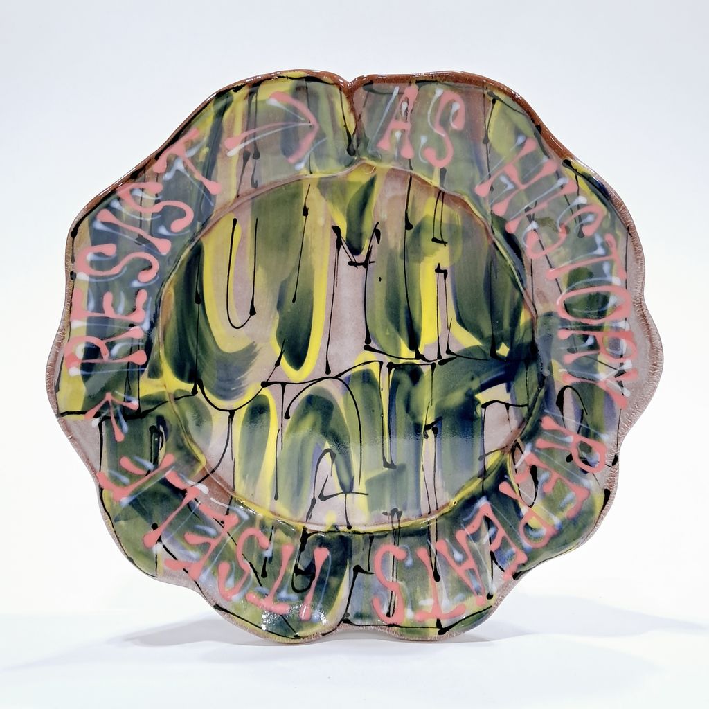 As History Repeats Itself Hangable Platter
