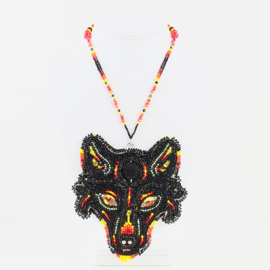 Black Firewolf Necklace