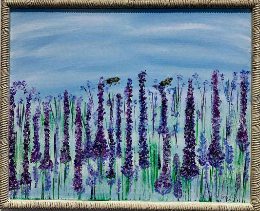 Buzzing Bees Under Blue Skies