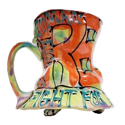 Resist - Fight for Human Rights Skirted Mug