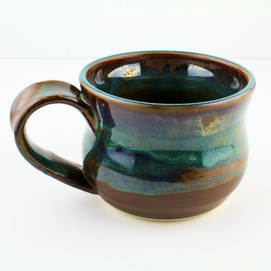Short Green Tea and Black Walnut Mug by HP