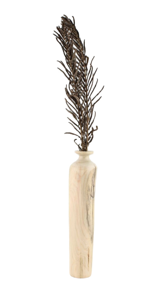 Tall Box Elder Wood Vase by MW