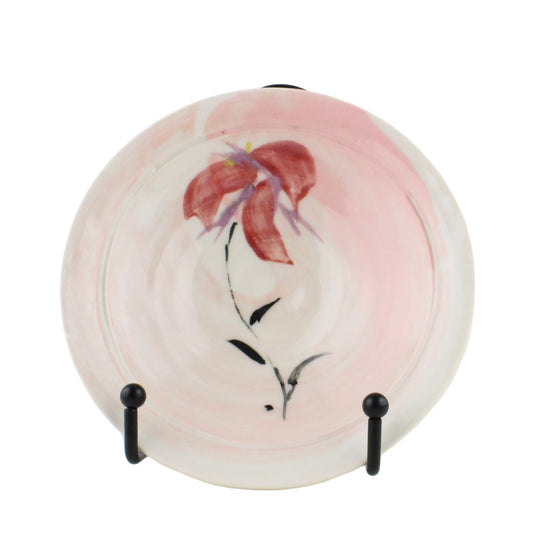 Large Red Flower Bowl by HC