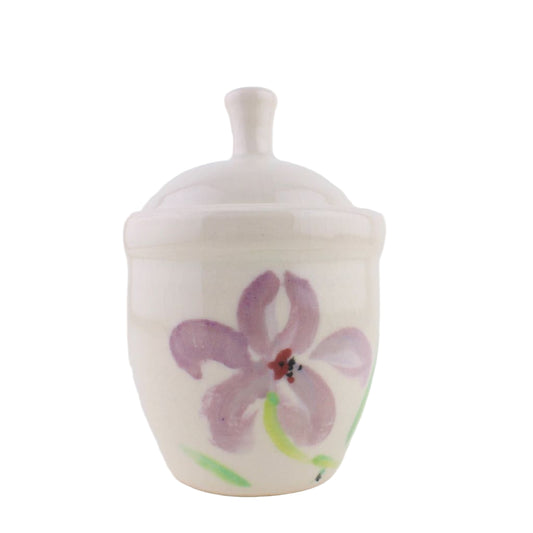 Iris & Orchid Jar by HC