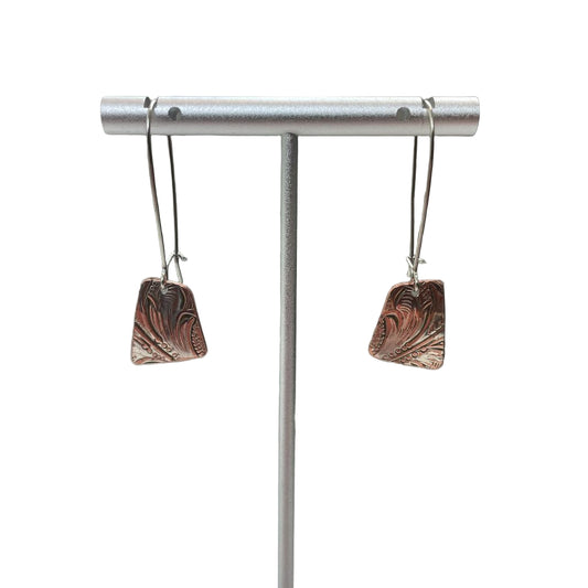 Silver Plate Earrings Small No. 3