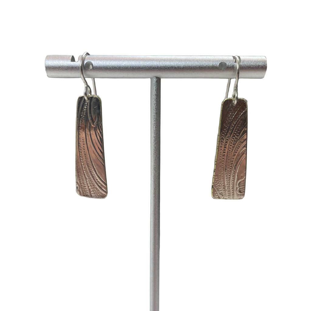 Silver Plate Earrings Small No. 4