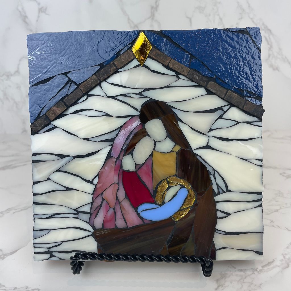 Mosaic Nativity Scene