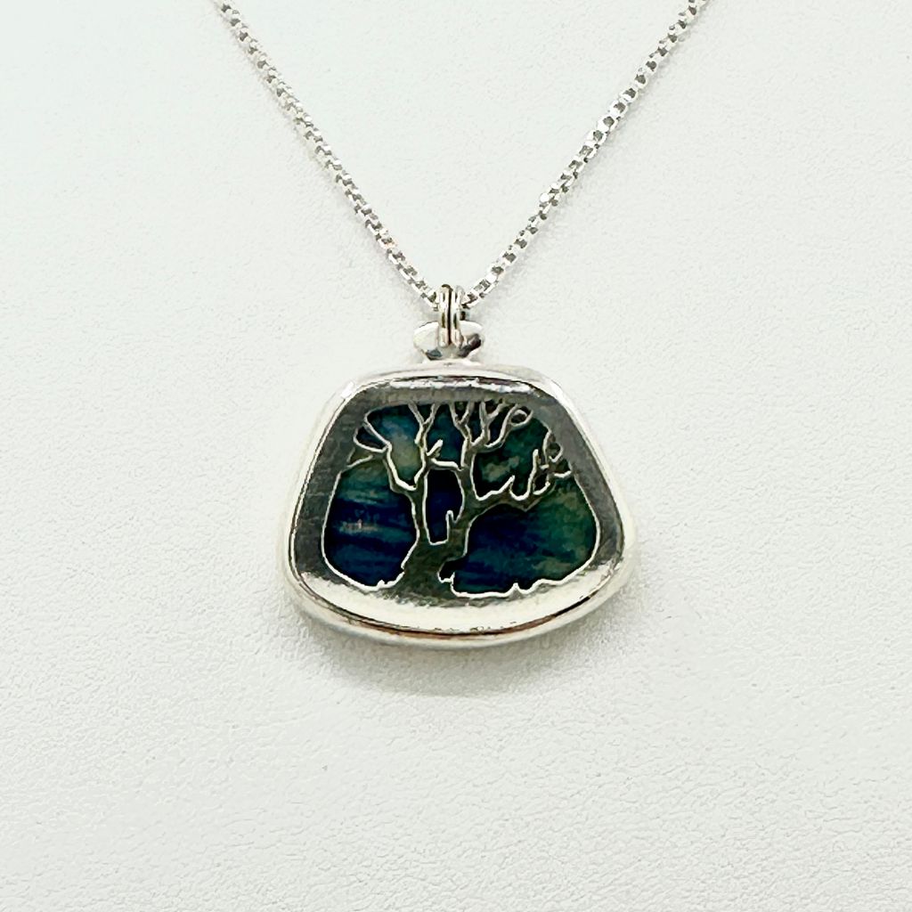 220-003 Tree Resin Pendant