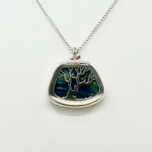 220-003 Tree Resin Pendant