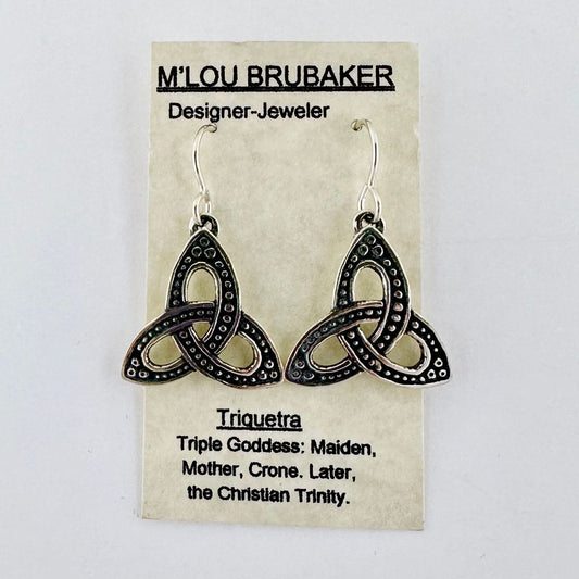 485 Medium Triquetra Earrings