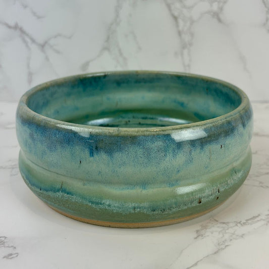 EC - Seafoam Low Bowl
