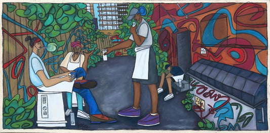 Restaurant Kitchen Staff Break