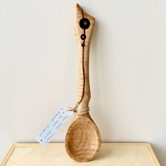 Tiger Maple, Sea Grape & Rosewood Spoon
