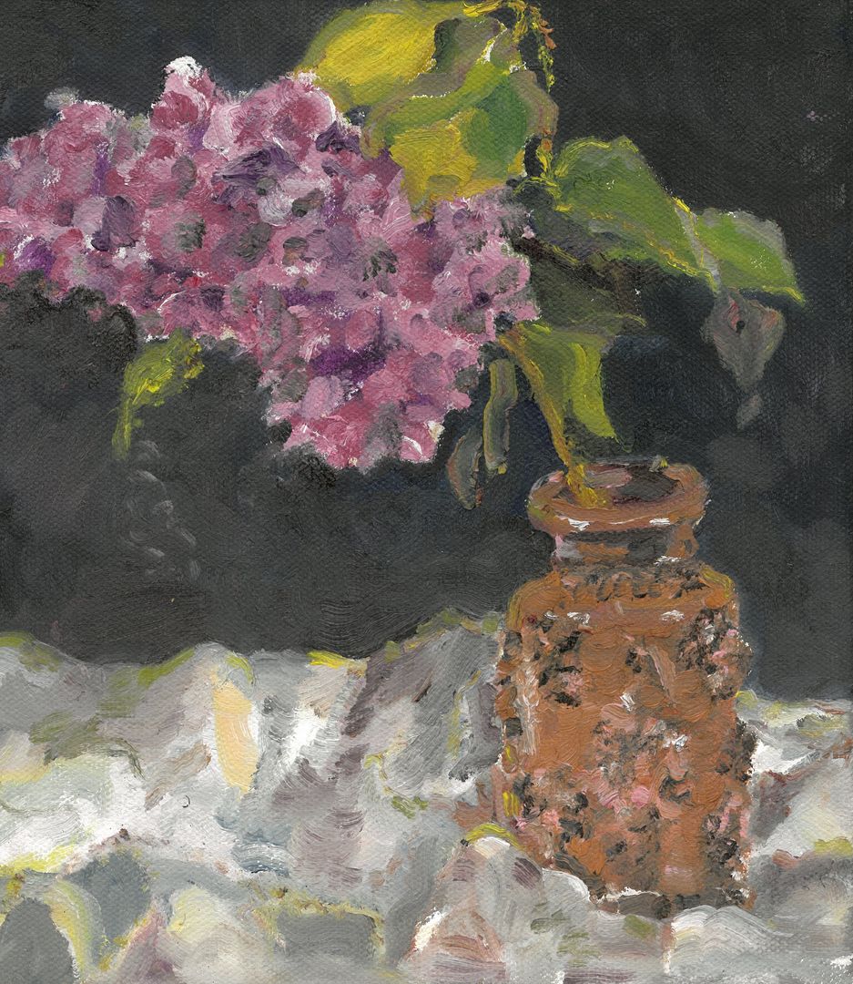 Lilac and Jar