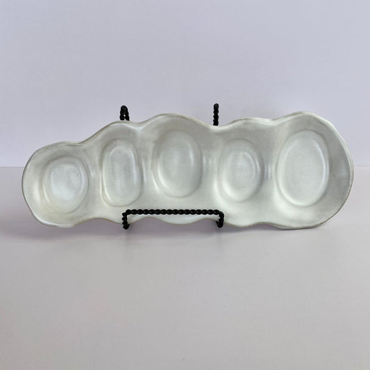 White Olive Dish KG
