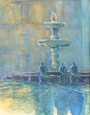Three Guys and a Fountain