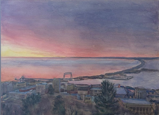 Sunrise Over Western Lake Superior