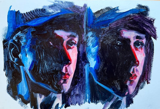 Binary Portrait (The Red Nose)