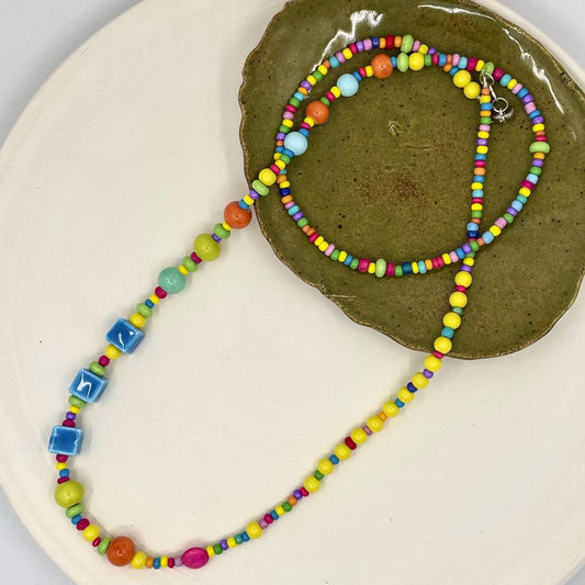 34" Colorful Necklace JS
