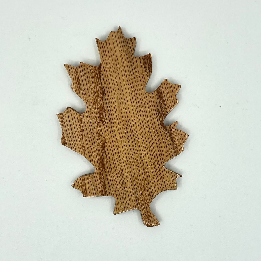 Red Oak Leaf Coaster CS