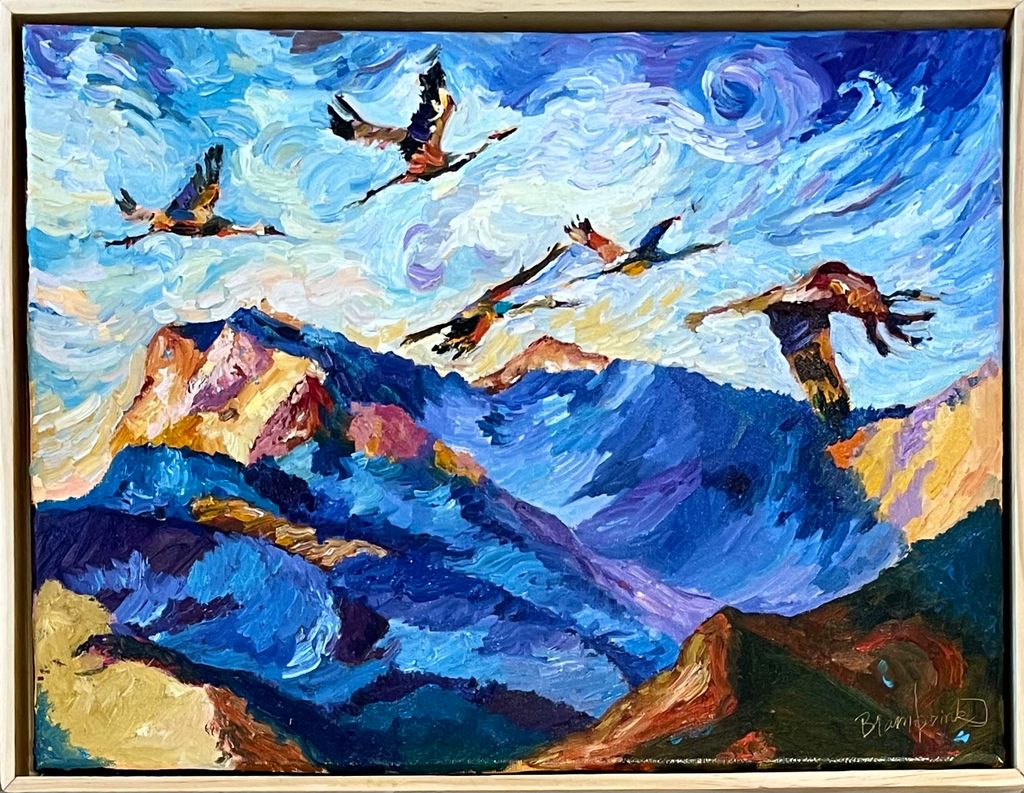 Cranes in Flight