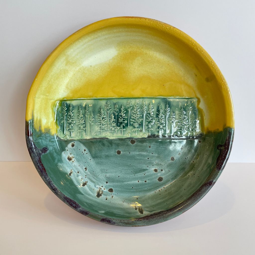 Sunset Forest Pie Plate BB