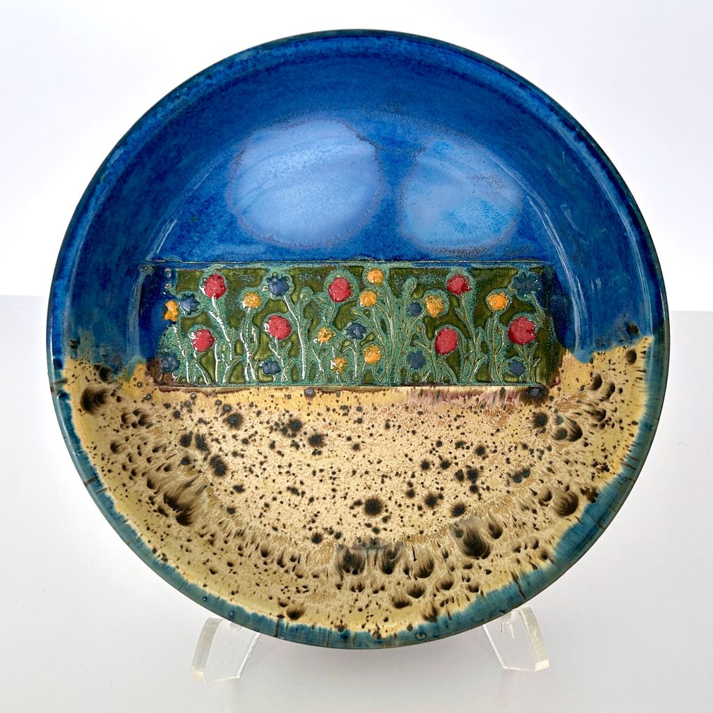 Flower Pie Plate