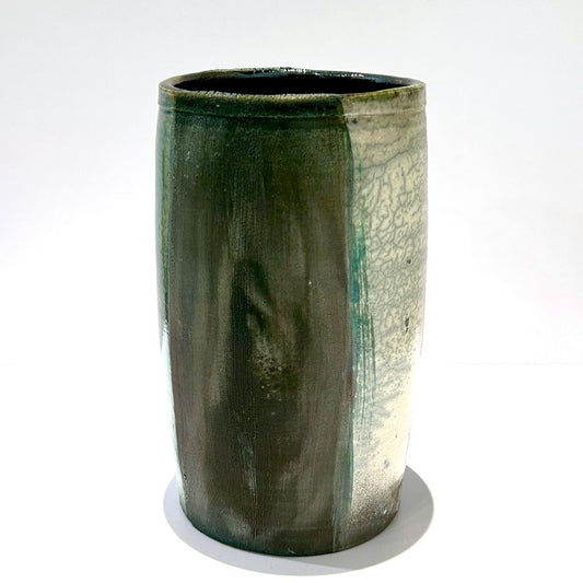 Tall Raku Vase