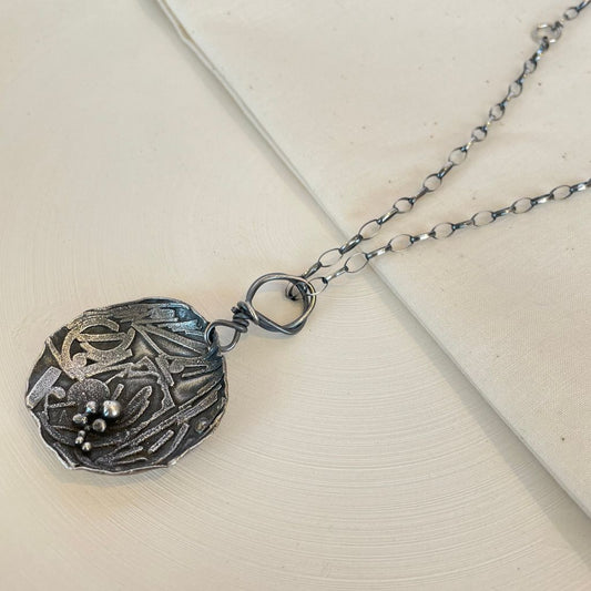 Extra Long Silver Necklace AK