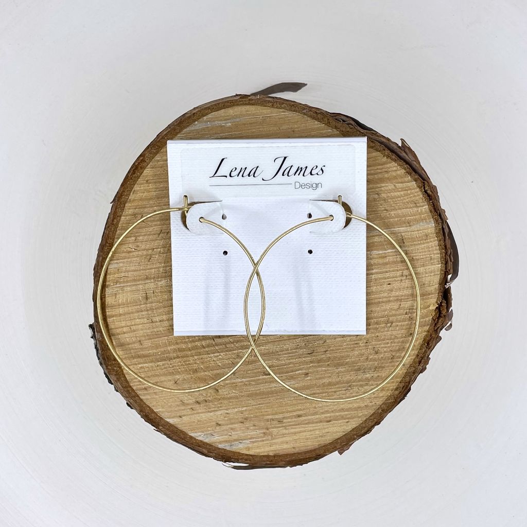 Girl Crush XL Gold Hoops LJ