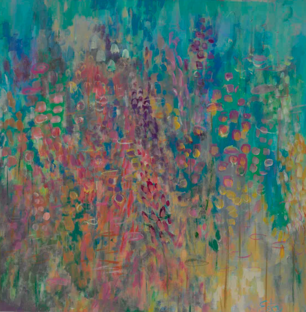 Grandmother's Garden 12 x 12 Print