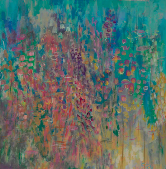 Grandmother's Garden 12 x 12 Print