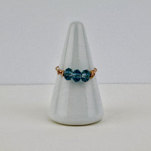 Bronze Blue Ring