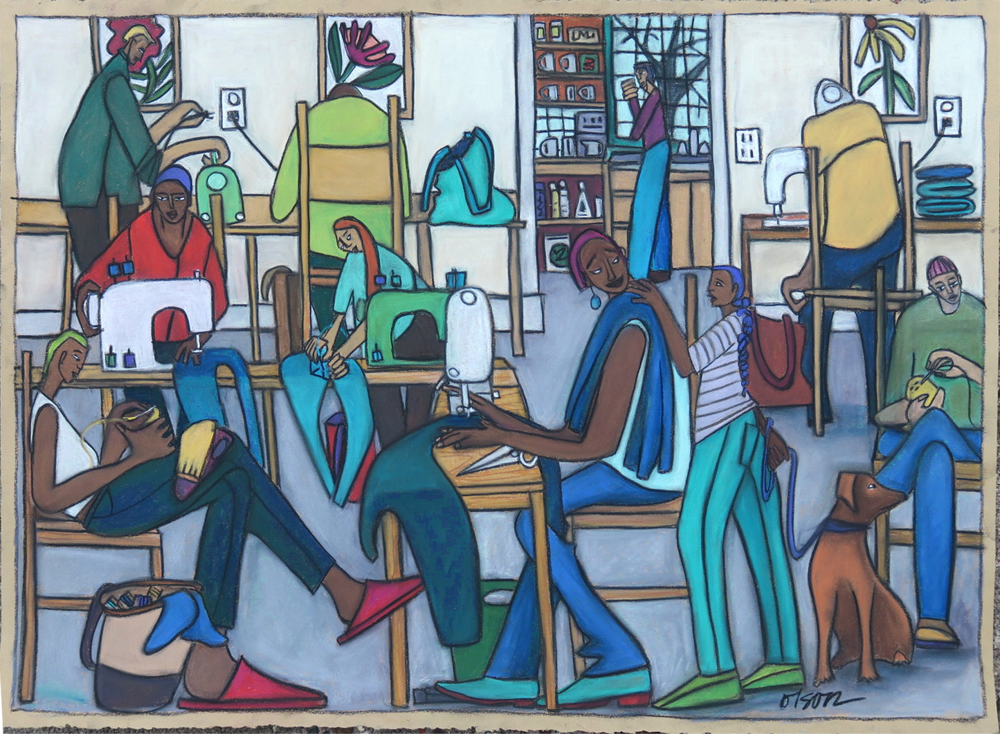 Mending Clothes and Darning Socks