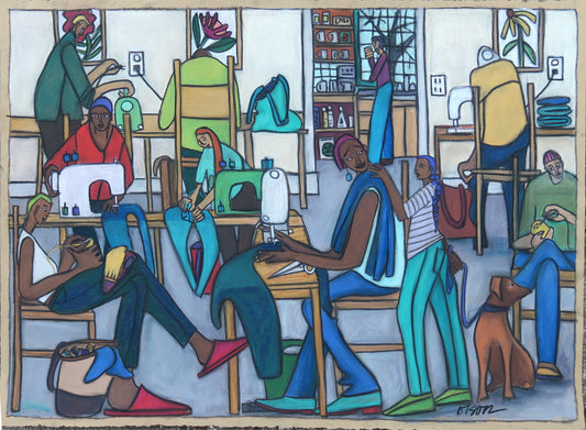 Mending Clothes and Darning Socks