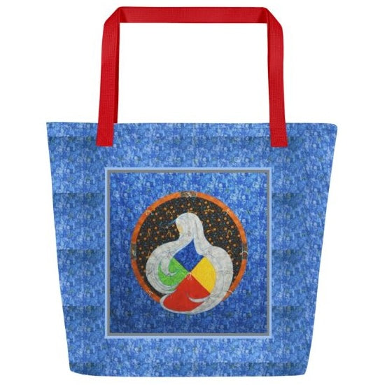 Mural Blanket Tote Bags