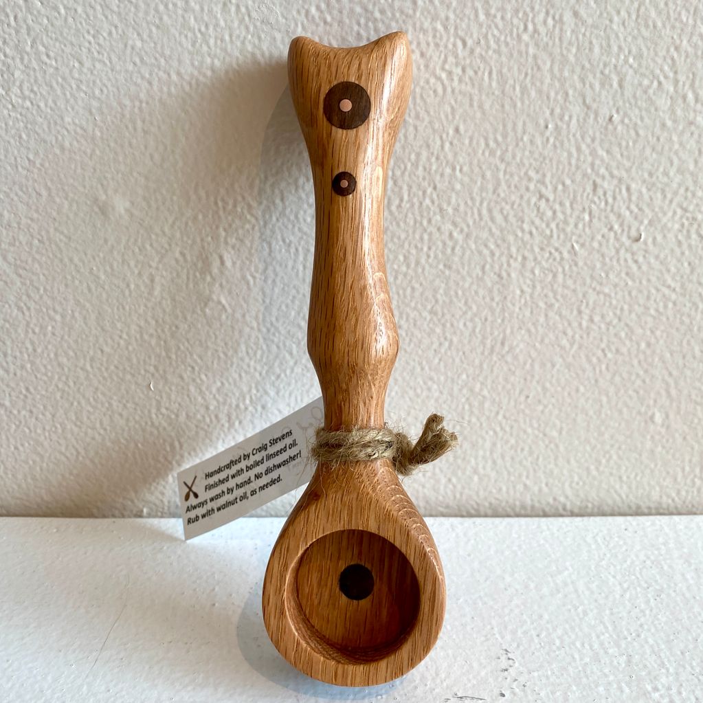 Coffee Scoop - Red Oak