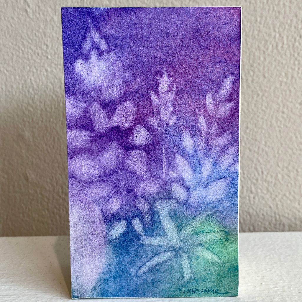 Lupine Love - Cradled Panel
