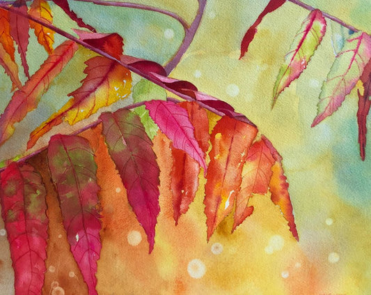 Autumn Sumac - 11 x 14 Print