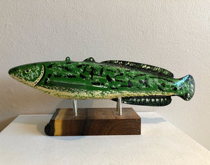 "Elvis" Eelpout Decoy with Stand