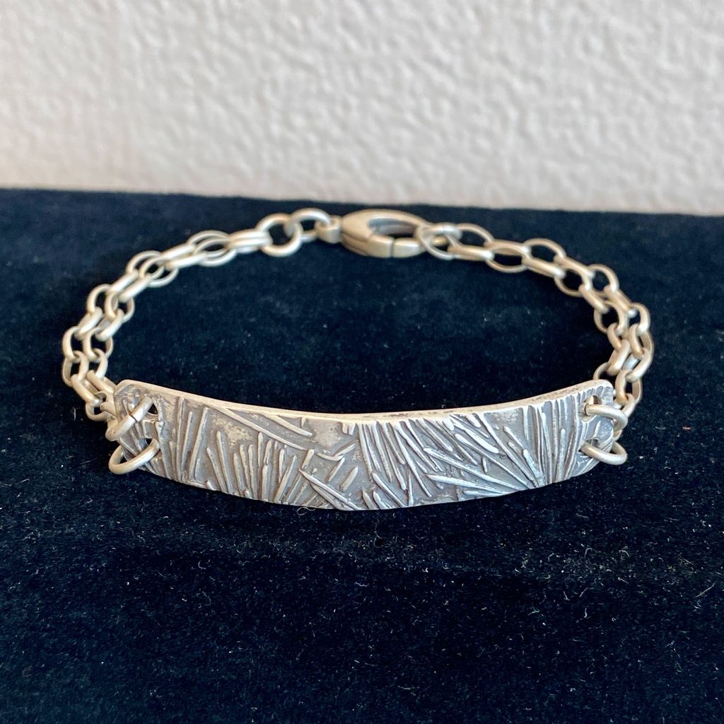 B61 - Silver Bracelet with Chain