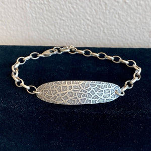 B59 - Silver Bracelet with Chain