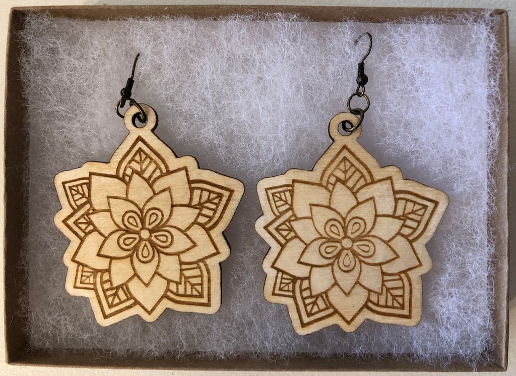 Ojibwe Floral Drop Earrings