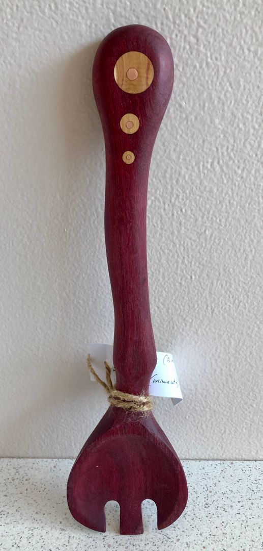 Purpleheart Salad Fork