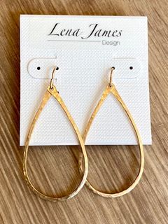 Teardrop Hoops - Large GF