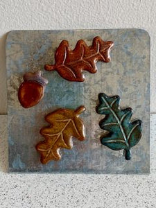 Leaf and Acorn Magnets